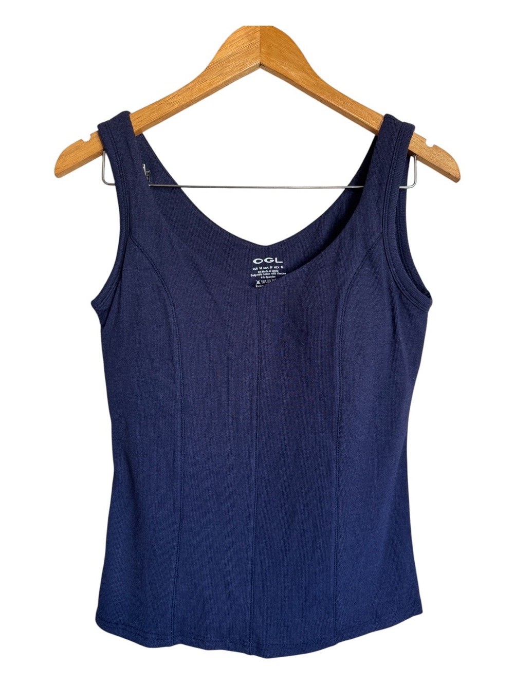 OGL Brami Ribbed sweetheart neck top